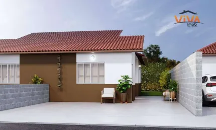 Casa com 2 dormitórios à venda, 58 m² por R$ 350.000,00 - Chácaras Bom Tempo - Franco da Rocha/SP