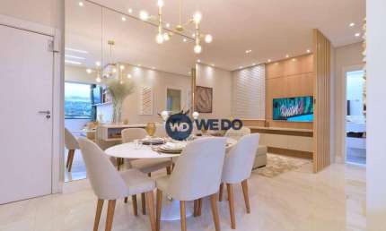 Apartamento com 2 dormitórios à venda, 69 m² por R$ 367.740,00 - Residencial Dona Margarida - Santa Bárbara D'Oeste/SP