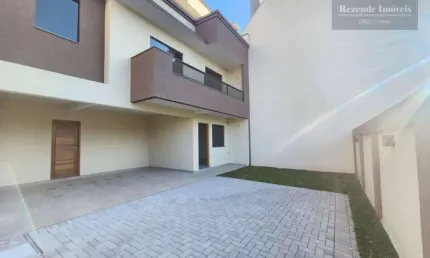 Sobrado com 3 dormitórios sendo uma suíte terraço com churrasqueira  à venda, 147 m² por r$ 1.100.000 - santa felicidade - curitiba/pr