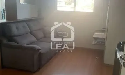 Apartamento mobiliado para locação, 42m², parque maria helena, 2 dormitórios - r$ 2.091,70 (pacote)