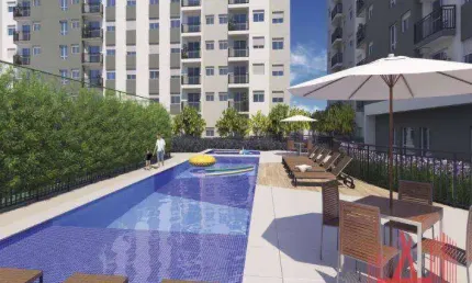 Apartamento novo com 2 dormitórios à venda, 47m² - Parque da Mooca.