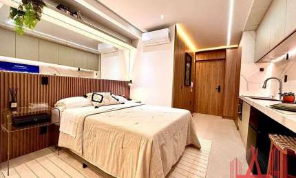 Apartamento Studio MOBILIADO para Locação 1 dormitório, com 24 m² - Consolação