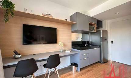 Studio com 1 dormitório para alugar, 30 m² por R$ 4.360,13/mês - Cerqueira César - São Paulo/SP