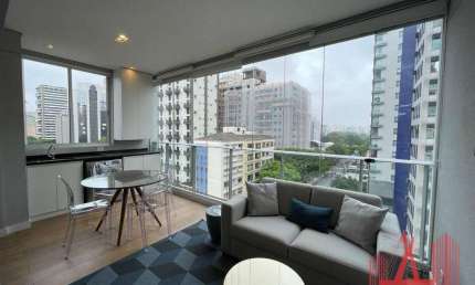 Studio com 1 dormitório para alugar, 45 m² por R$ 6.254,98/mês - Moema - São Paulo/SP