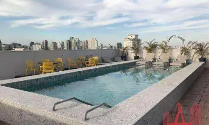 Studio com 1 dormitório para alugar, 31 m² por r$ 4.498,00/mês - vila clementino - são paulo/sp