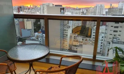 Studio à venda com 31 m² - república - são paulo/sp