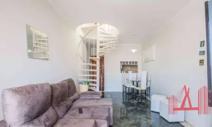 Apartamento duplex à venda com 3 dormitórios, 2 vagas de garagem, com 120 m² - jardim saúde