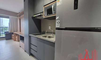 Apartamento Studio MOBILIADO para Locação com 1 dormitório, com 24 m² - Pinheiros