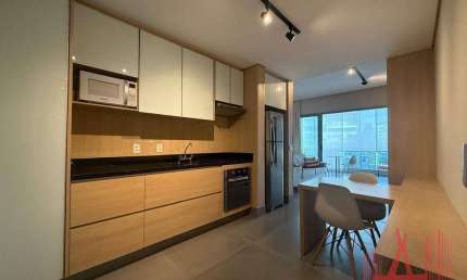 Apartamento Studio MOBILIADO para Locação com 1 dormitório, com 60 m² - Itaim Bibi