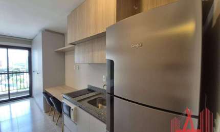 Apartamento Studio MOBILIADO para Locação com 1 dormitório, com 26 m² - Pinheiros