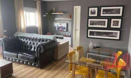 Apartamento MOBILIADO para Locação com 1 dormitório, 1 vaga de garagem, com 67 m² - Chácara Klabin
