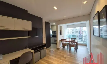 Apartamento para locação com 1 dormitório, 1 vaga de garagem, com 33 m² - pinheiros