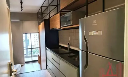 Apartamento Studio MOBILIADO para Locação com 1 dormitório, 1 banheiro, com 27 m² - Perdizes