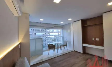Apartamento studio mobiliado para locação com 1 dormitório, com 27 m² - vila clementino