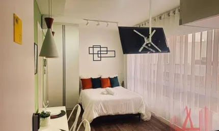 Apartamento Studio MOBILIADO para Locação com 1 dormitório, 1 vaga de garagem, com 32 m² - Perdizes