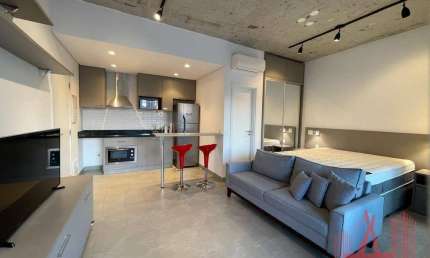 Studio com 1 dormitório para alugar, 47 m² - Moema - São Paulo/SP