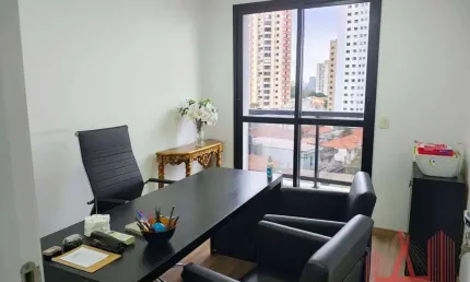 Sala comercial mobiliada à venda com 1 vaga de garagem, com 31 m² - ipiranga