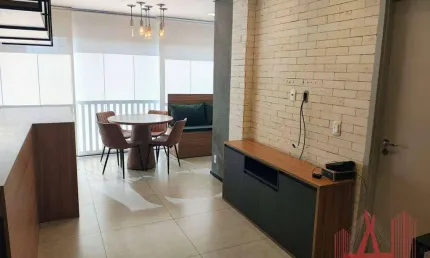 Apartamento semimobiliado à venda ou locação com 1 dormitório, 1 vaga de garagem, com 50 m² - vila mariana