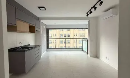 Apartamento semimobiliado para locação com 1 dormitório, 1 vaga de garagem, com 45 m² - vila clementino