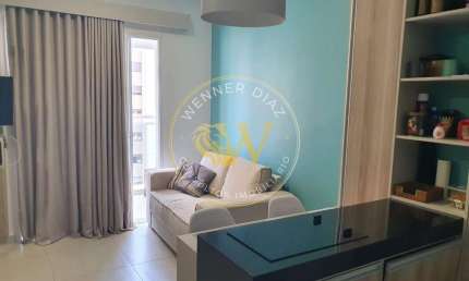 Studio Mobiliado para Locação Anual no Duo JK – Torre SKY