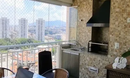Apartamento à venda | 3 dormitórios (1 suíte) | sala 2 ambientes | varanda gourmet | cozinha planejada | 2 vagas | 85m² no lauzane paulista