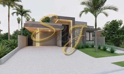 CASA TERREA COM QUATRO SUITES A VENDA NO BAIRRO JARDIM AMÉRICA - COND. VILA BELLA FLORENÇA - PAULÍNIA SP
