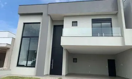 CASA TERREA COM QUATRO SUITES A VENDA NO PARQUE BRASIL 500- COND. SANTORINI - PAULÍNIA SP