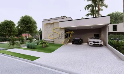 Casa terrea com quatro suites a venda no parque brasil 500- cond. villa lobos - paulínia sp