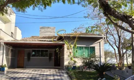 CASA TERREA COM TRÊS SUITES A VENDA NO BAIRRO CASCATA- COND. CAMPOS DO CONDE - PAULÍNIA SP