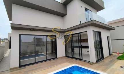 CASA SOBRADO COM TRÊS SUITES A VENDA NO BAIRRO JARDIM IPÊ- COND. LA DOLCE VITTA - PAULÍNIA SP