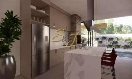Casa sobrado com três suites a venda no bairro parque brasil 500- cond. portinari club- paulínia sp