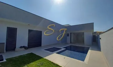 Casa térrea semi nova a venda com 3 suítes e piscina, Parque Brasil 500, Paulinia/SP