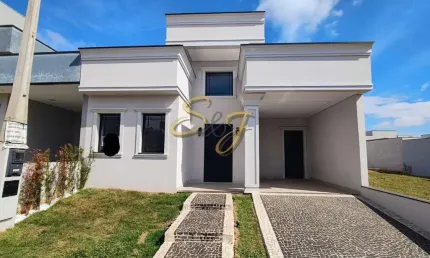 Casa arquitetura neoclásica com 3 dormitorios, suíte master com closet no cond. terras da estancia - paulínia-sp