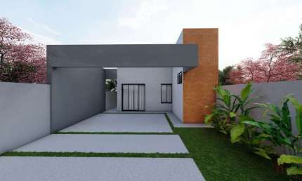 Casas Financiáveis para Venda em Umuarama, Jardim Riviera ao lado jardim das Garças, 1 dormitório, 1 suíte, 1 banheiro, 1 vaga