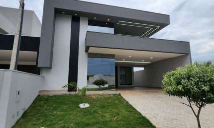 Casa Nova para Venda em Umuarama, Condominio Jardim de Versailles, 3 dormitórios, 3 suítes, 4 banheiros, 4 vagas