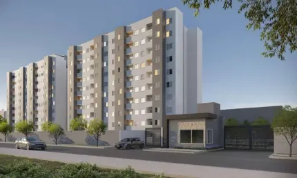 Apartamento na Planta para Venda, Mansour, 2 dormitórios, 1 suíte, 2 banheiros, 1 vaga