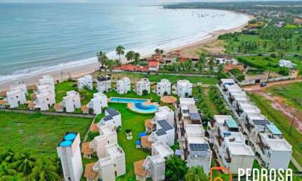 Casa com 110 m2 - 3 quartos - Paraísos de Maracajau - 2 vagas - Beira-mar - Financiável