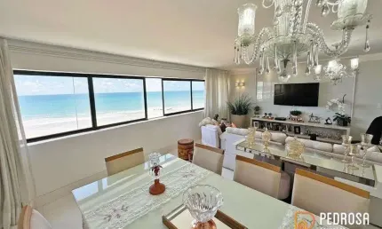 Apartamento com 164 m2 - 3 Suítes - Areia Preta - Oasis - Beira mar - 2 vagas - Financiavel