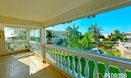 Apartamento com 103 m2 - 2 quartos - Porto Brasil Pirangi - Vista mar - Sombra - 1 vaga - Financ.