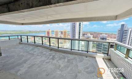 Apartamento com 220 m2 - 3 suítes - Terrazzo Potengi - Petrópolis - Vista Mar - Escriturado