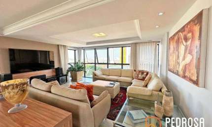 Apartamento com 330 m2 - 4 suítes (1 master) - Cristal Aquarius - Candelária - 4 vagas - Finaciavel