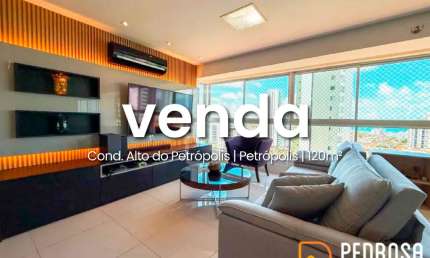 Lindo apartamento a venda com 120 m2 | 3 quartos | Reformado | 2 vagas | Petrópolis Natal/RN