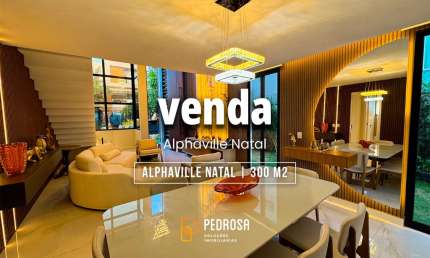 Casa duplex em Alphaville - 300 m² - alto padrão - 3 quartos - 4 vagas