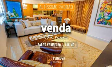 Venda - Alto Padrão - Palazzo Barro Vermelho - 146m2 - 3 quartos