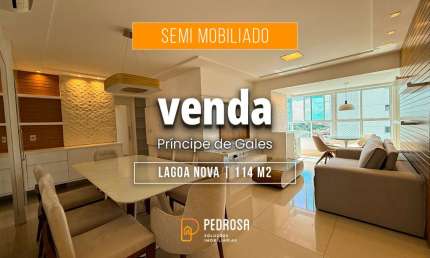 apartamento a venda com 114 m2 | 3 quarto | Semi mobiliado | Reformado | 2 vagas  em Lagoa Nova Natal /RN