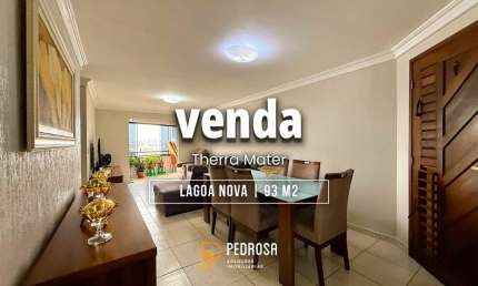 apartamento a venda com 93 m2 | 3 quartos (1 suíte) | sombra | 2 vagas em Lagoa Nova Natal/RN