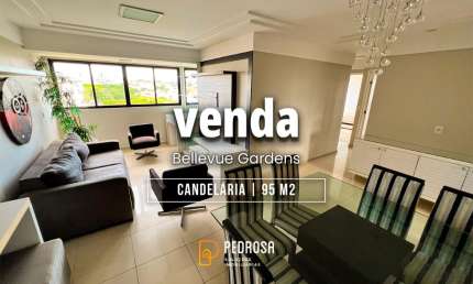 apartamento a venda com 95 m2 | 3 quartos (1 suíte) | 2 vagas em Candelária Natal/RN