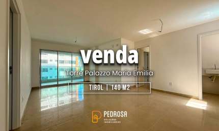 Apartamento a venda com 140 m2 3 suítes | Varanda Gourmet | 2 vagas em Tirol Natal/RN