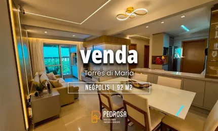 Apartamento a venda de 92m2 com 3 suíte e todo Reformado em Neópolis Natal/RN