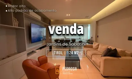 Ótimo Apartamento para venda com 124 m2 | 3 suítes | Varanda gourmet | 2 vagas | Andar alto | Tirol Natal/RN